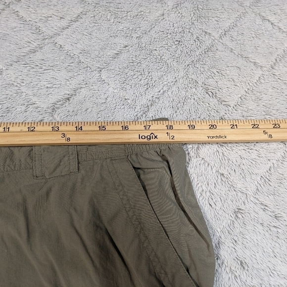 Columbia Pants Men's Large Gray Green Titanium Convertible Cargo Omni Dry Nylon - Picture 6 of 10